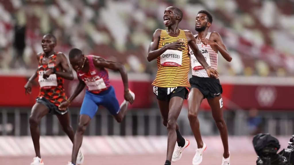 World record holder Joshua Cheptegei wins gold in men’s 5,000m-race at